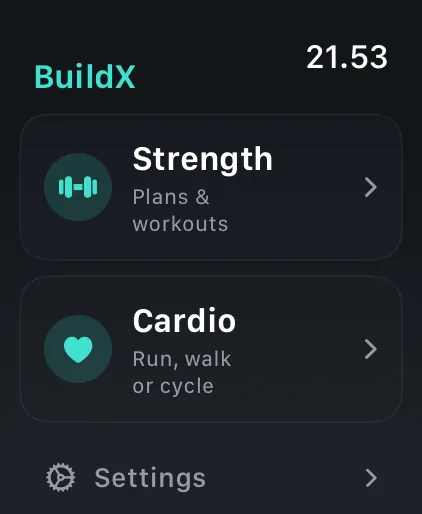 BuildX on Apple Watch: start from your wrist